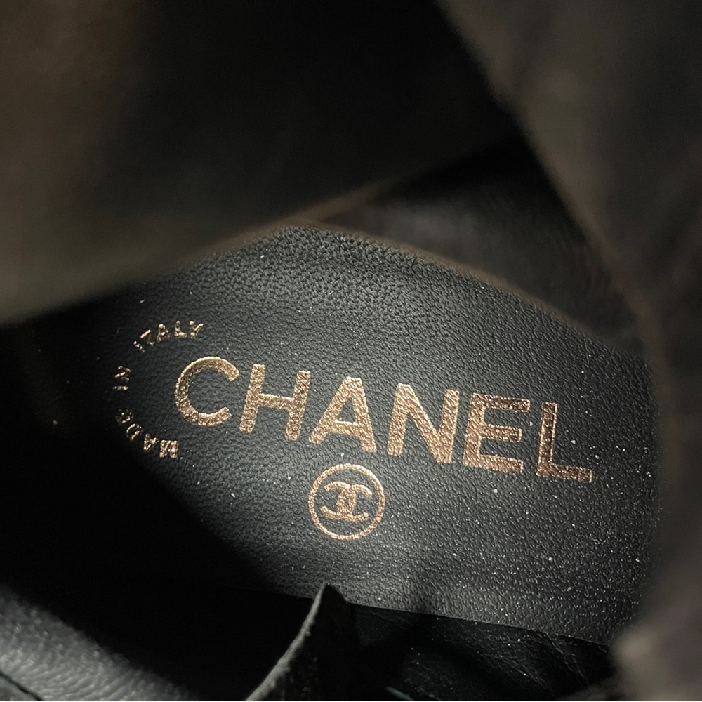 Chanel Over The Knee Metallic Boots - Picture 7 of 8